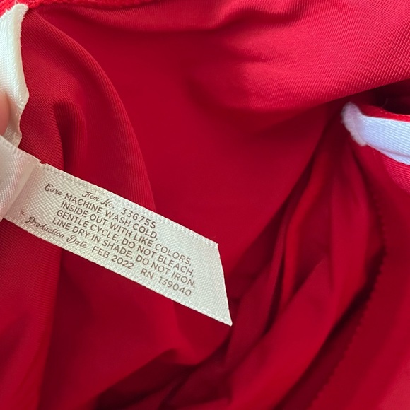 MATILDA JANE Size Medium Poolside Party RED ONE PIECE SWIMSUIT - Picture 9 of 11